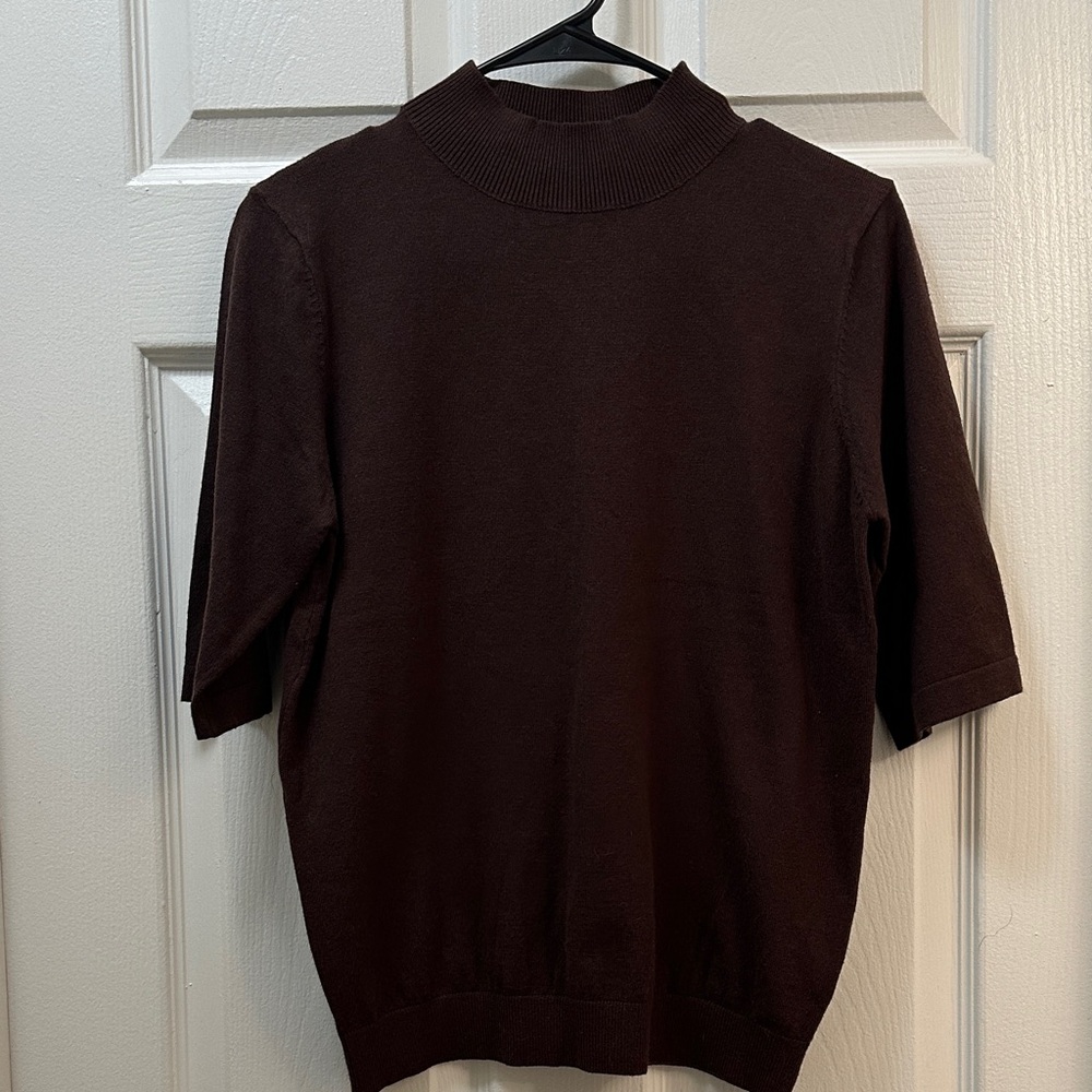 Mystree Brown Turtleneck Sweater